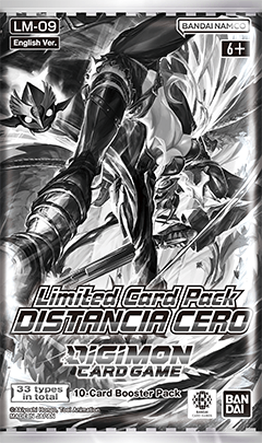 Digimon Trading Card Game - Limited Card Pack DISTANCIA CERO [LM-09] -Preorder-