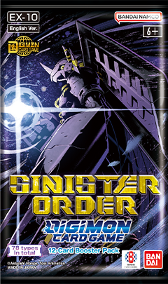 Digimon Trading Card Game - Set 31 - EXTRA BOOSTER SINISTER ORDER [EX-10]