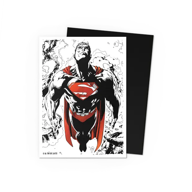 Dragon Shield - Superman Series - Superman Red/White Variant - Dual Matte Art Sleeves -New-