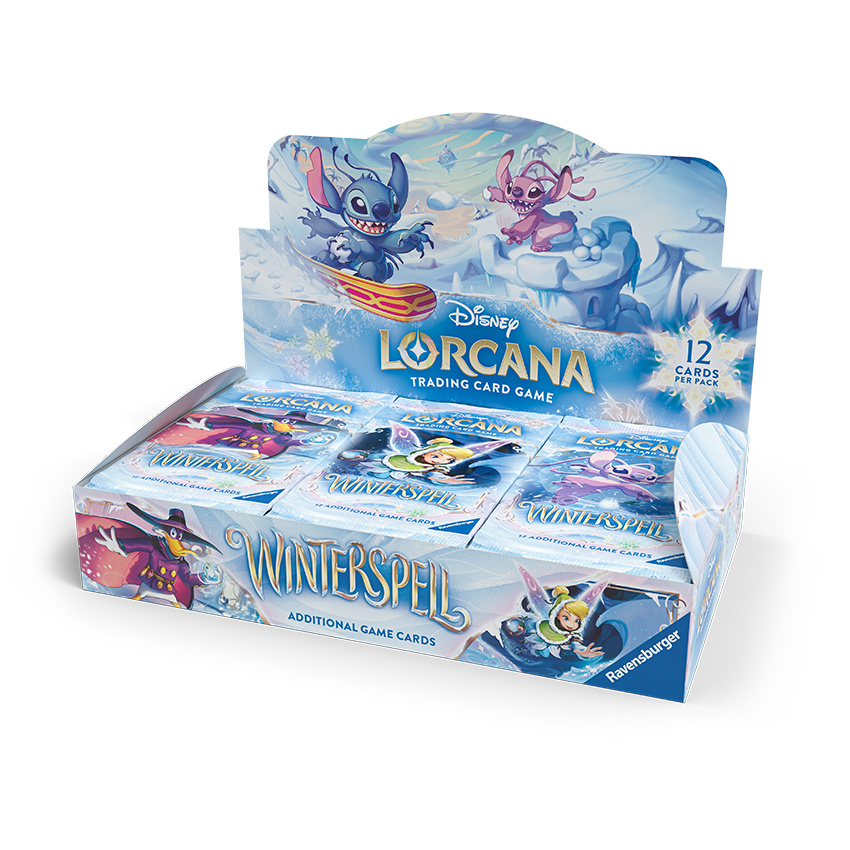 Disney Lorcana - Winterspell - Booster/Booster Box/Case of 4 Booster Boxes (Preorder)