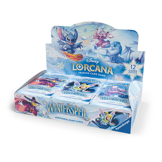 Disney Lorcana - Winterspell - Booster/Booster Box/Case of 4 Booster Boxes (Preorder)