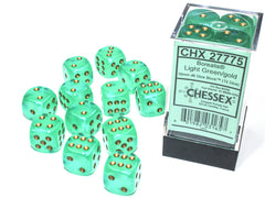 Chessex - Borealis 16mm d6 Dice Block™ (12 dice)