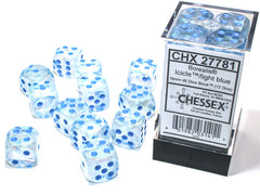 Chessex - Borealis 16mm d6 Dice Block™ (12 dice)