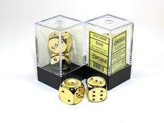 Chessex - Metallic look 16mm d6 Dice Pair