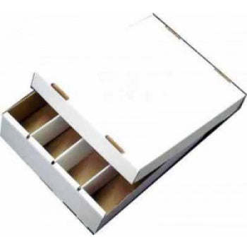 Cartonboxes - Cardbox / Fold-out Box with Lid for Storage of 4.000 Cards