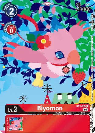 ST01-02 C Biyomon (Reprint Floral Fun)