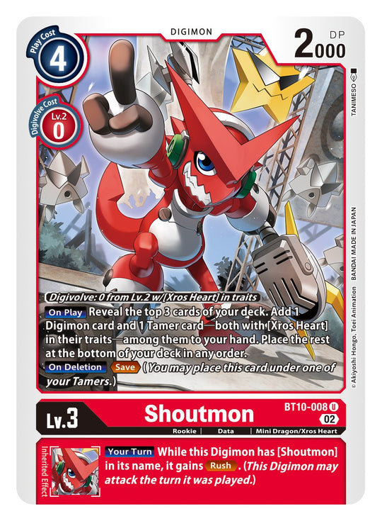 BT10-008 U, Shoutmon