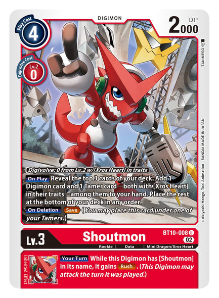BT10-008 U, Shoutmon