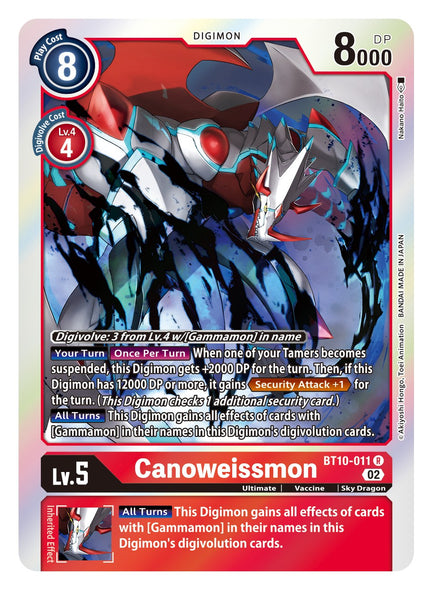 BT10-011 R, Canoweissmon