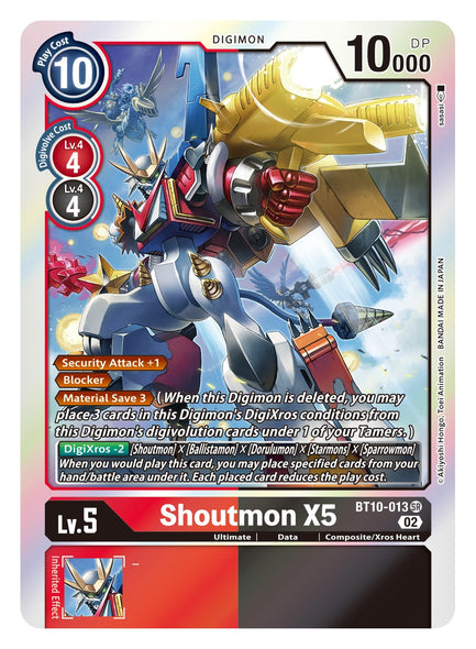 BT10-013 SR, Shoutmon X5