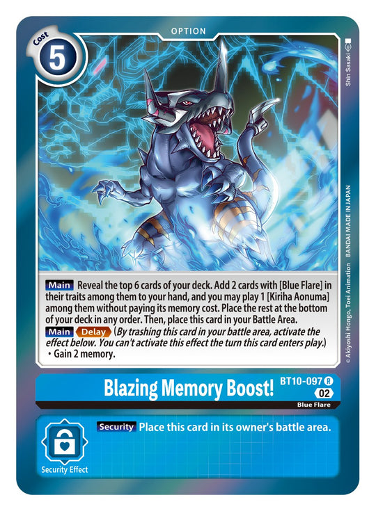 BT10-097 R, Blazing Memory Boost!