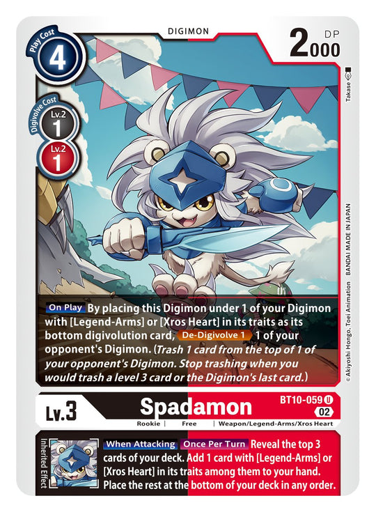 BT10-059 U, Spadamon