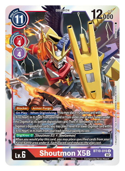 BT10-015 R, Shoutmon X5B