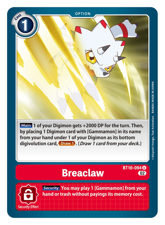 BT10-094 U, Breaclaw