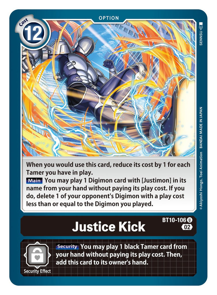BT10-106 U, Justice Kick