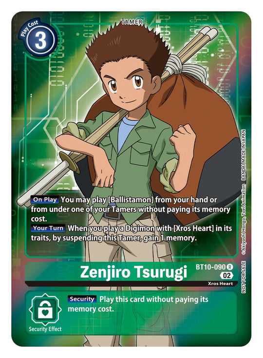 BT10-090 R, Zenjiro Tsurugi (Box Topper)