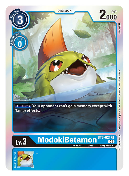 BT06-021 C, ModokiBetamon (Premium Deck Set Version Reprint)