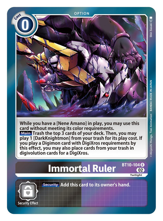 BT10-104 R, Immortal Ruler