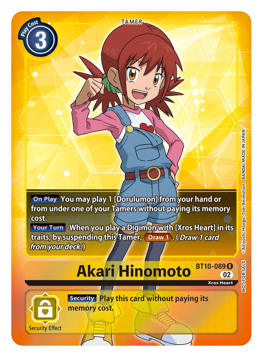 BT10-089 R, Akari Hinomoto (Box Topper)