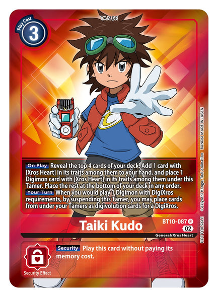BT10-087 R, Taiki Kudo (Box Topper)