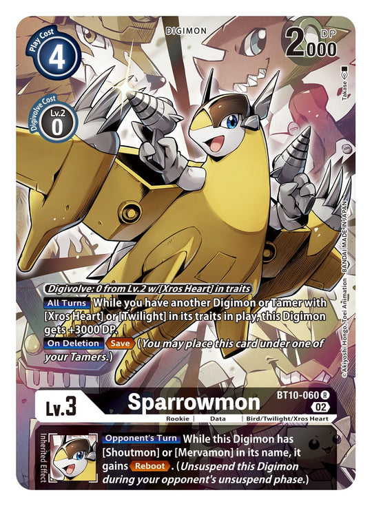 BT10-060 R, Sparrowmon (Alternate Art)