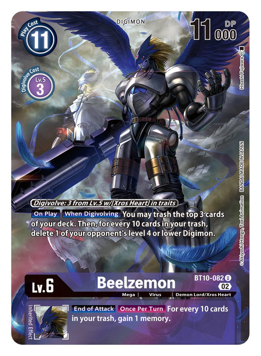 BT10-082 U, Beelzemon (Alternate Art)