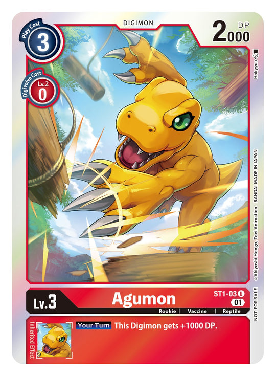 ST01-03 U Agumon (ST11 Box Topper)