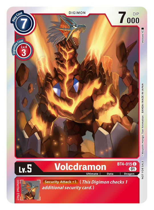 BT04-015 C Volcdramon (ST11 Box Topper)