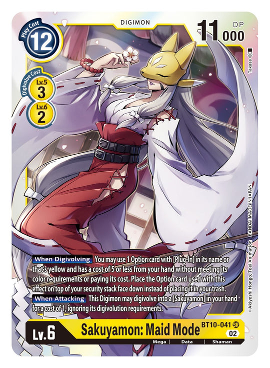 BT10-041 SR, Sakuyamon: Maid Mode