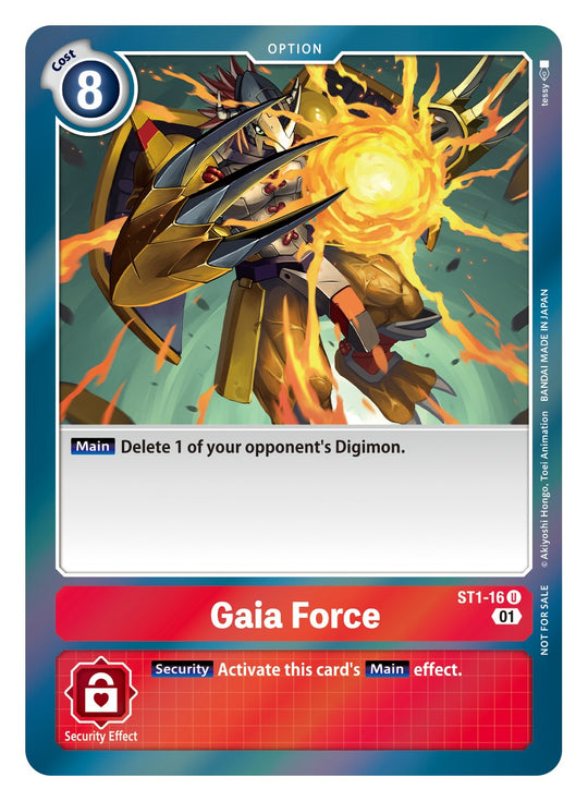 ST01-16 U Gaia Force (ST11 Box Topper)