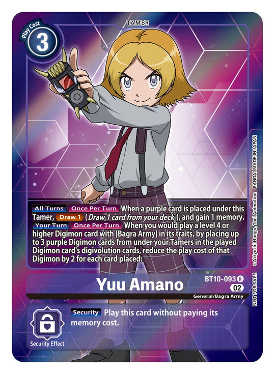 BT10-093 R, Yuu Amano (Box Topper)