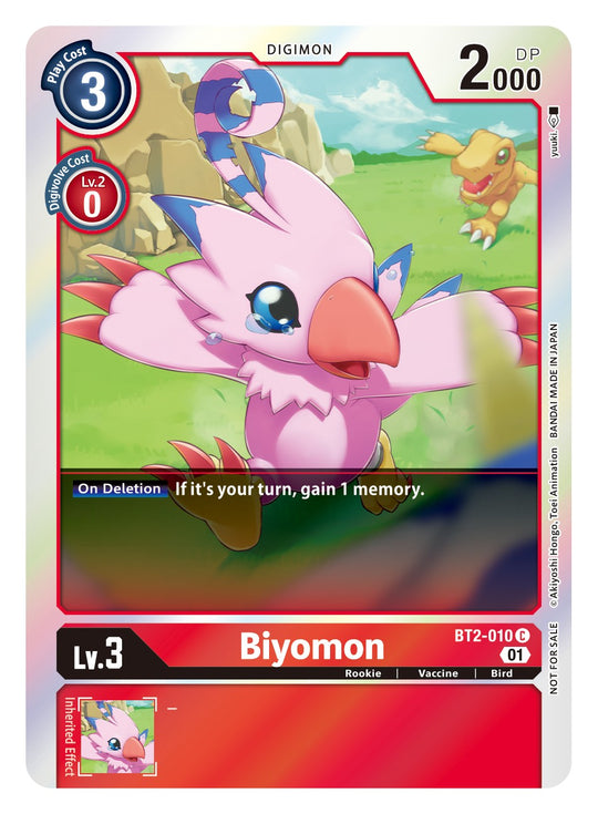 BT02-010 C Biyomon - BT2-010 (ST11 Box Topper)