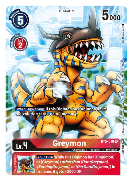 BT05-010 U, Greymon (25th Special Memorial Pack)