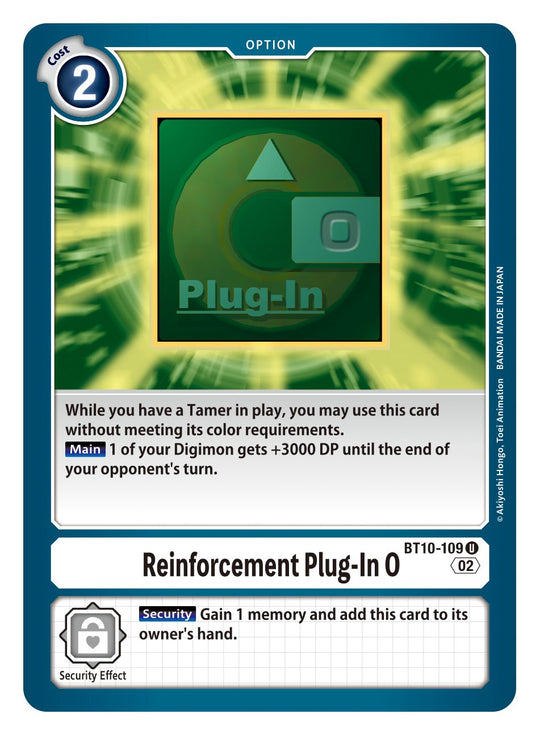 BT10-109 U, Reinforcement Plug-In 0