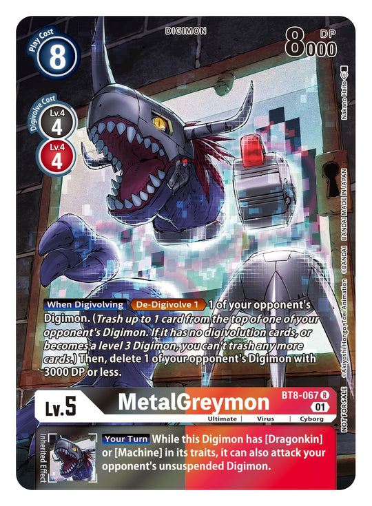 BT08-067 R, MetalGreymon (25th Special Memorial Pack)