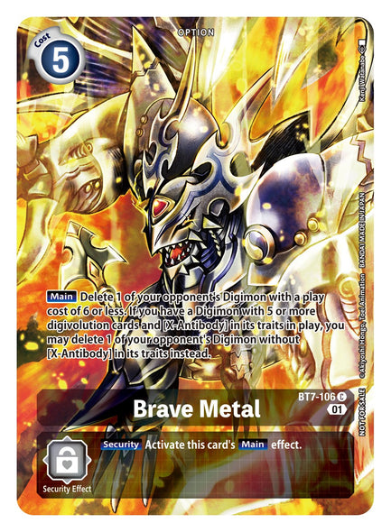 BT07-106 C, Brave Metal (Premium Deck Set Version Reprint)