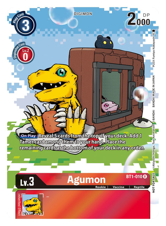 BT01-010 R Agumon - (25th Special Memorial Pack Reprint)
