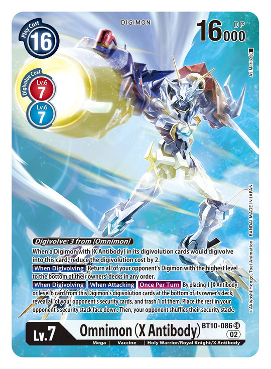 BT10-086, SR, Omnimon (X Antibody) (Alternate Art)