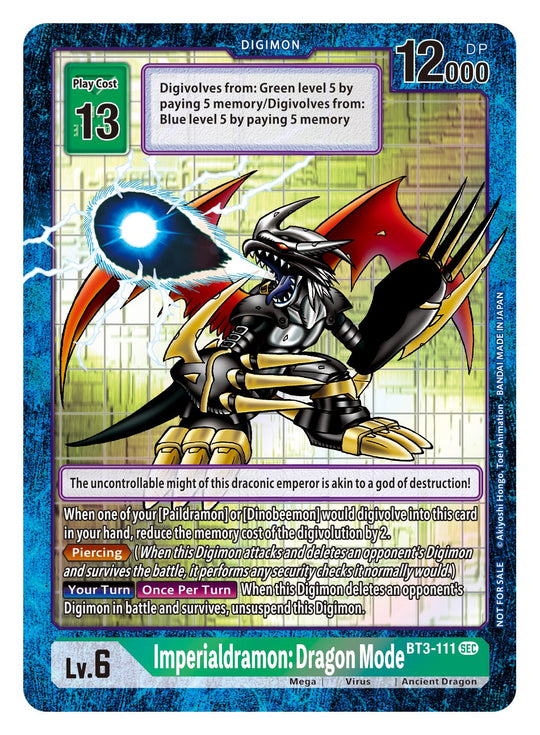 BT03-111 SEC, Imperialdramon Dragon Mode (Box Topper)