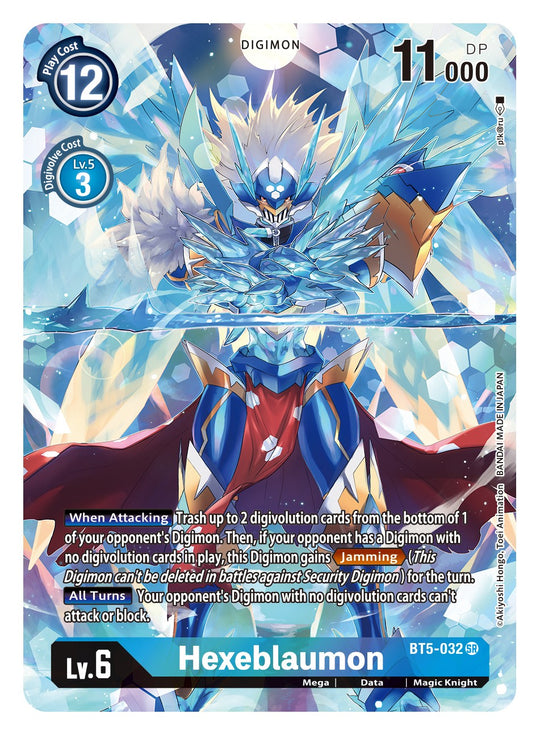BT05-032 SR, Hexeblaumon (BT11 Reprint)