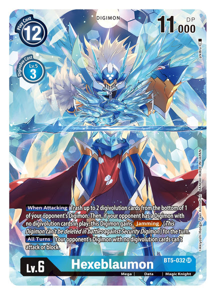 BT05-032 SR, Hexeblaumon (BT11 Reprint)