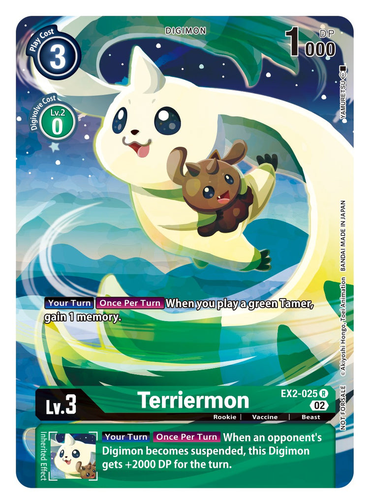 EX02-025 R, Terriermon (BT11 Reprint)