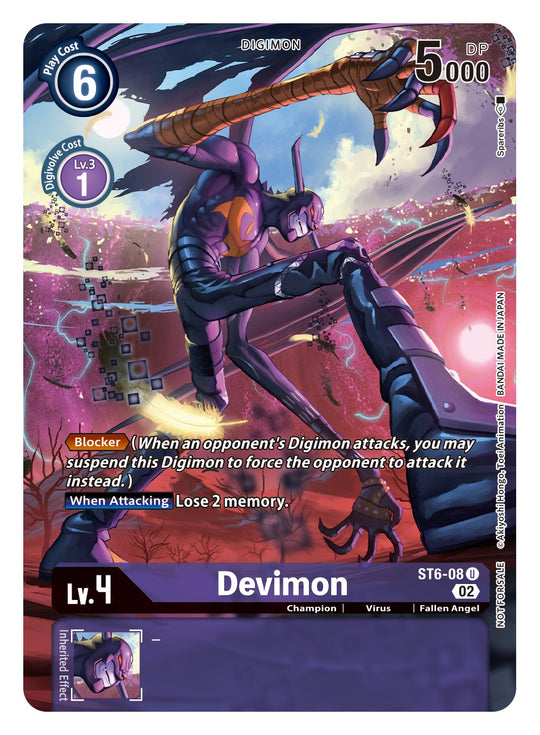 ST06-08 U, Devimon (BT11 Reprint)