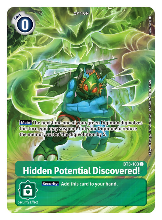 BT03-103 U Hidden Potential Discovered! (BT11 Reprint)