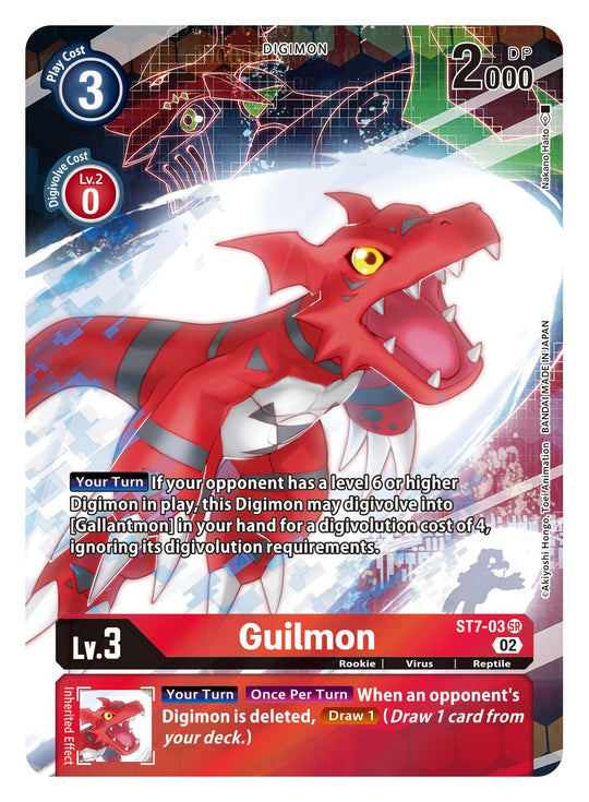 ST07-03, SR, Guilmon (ST14 Reprint)