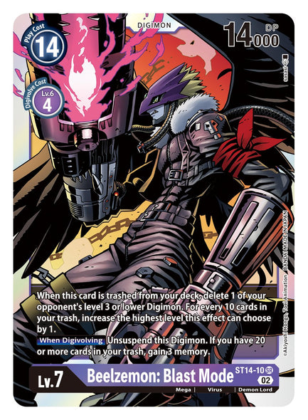 ST14-10, SR, Beelzemon: Blast Mode