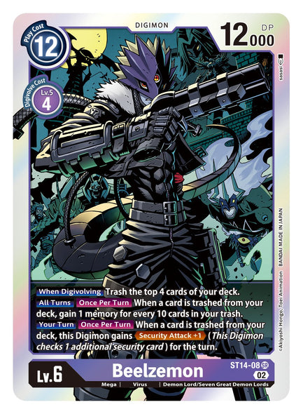 ST14-08, SR, Beelzemon