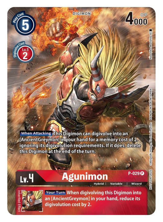 P-029 P, Agunimon (2nd Anniversary Reprint)