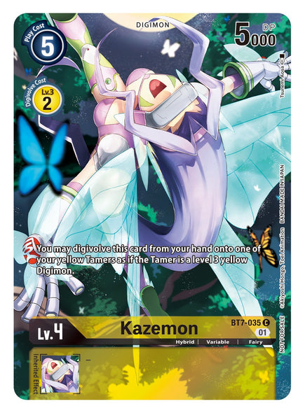 BT07-035 C, Kazemon (2nd Anniversary Reprint)