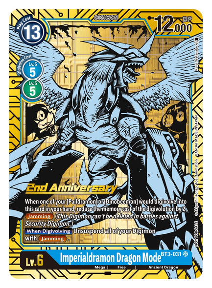 BT03-031 SR Imperialdramon Dragon Mode (2nd Anniversary Reprint)